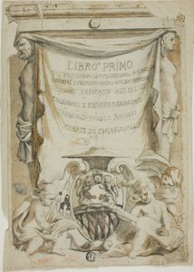 Entwurf für Titelseite des Gitarrenhandbuchs von Ferdinando Valdambrini