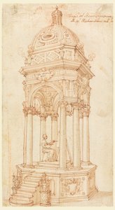 Catafalque des Bologneser Künstlers Elisabetta Sirani (1638-1665), 1665 von Unknown artistUnknown artist