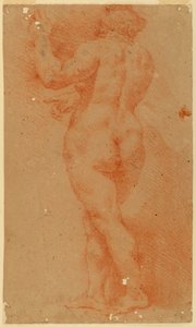 Gegenabdruckstudie einer nackten Frau, frühes 17. Jahrhundert von Unknown artistUnknown artist