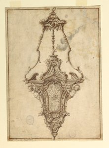 Zeichnung, Entwurf für ein Rauchfass, 1725–1750 von Unknown artistUnknown artist
