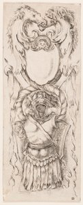 Druck, Ornamenti o Grottesche (Groteskes Ornament), ca. 1653 von Unknown artistUnknown artist
