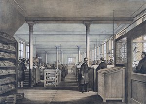 Eine europäische Druckerei des 19. Jahrhunderts