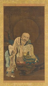 Ein Luohan und ein Begleiter von Unknown artist