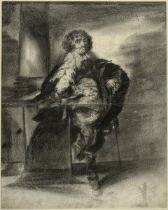 Ein Mann in Kostüm des 17. Jahrhunderts von Unknown artist