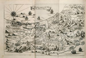 Eine Karte des Landes und der Stadt Panama. Teil 3: Kap. 5. (Gravur) von Unknown artist
