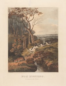 Ein Paar: Fuchsjagd; (2) Ankunft beim Tod von Unknown artist