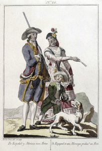 Ein Spanier und ein Maure bringen einen Alvin zur Welt von Unknown artist