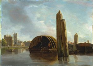 Ein Blick auf Lambeth von Unknown artist