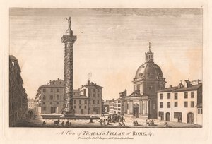Ansicht der Trajanssäule in Rom usw. von Unknown artist
