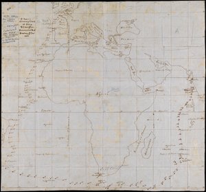 Eine Karte, die die Reise des Schiffes Edwin Fox von Portsmouth verfolgt