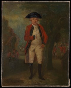 Porträt von Generalmajor Arthur Tooker Collins der Marines in seiner vollen Uniform