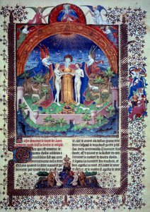 Adam und Eva im Paradies (Miniatur aus „Jüdische Altertümer“ von Flavius Josephus)