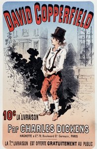 Werbeplakat für die Veröffentlichung von „David Copperfield“ von Charles Dickens, ca. 1890 von Unknown artist
