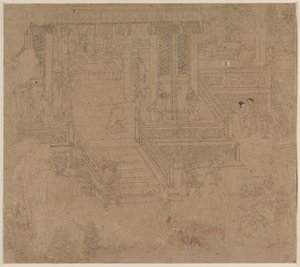 Album der daoistischen und buddhistischen Themen: Könige der Hölle: Blatt 37 von Unknown artist