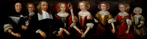 Alderman Crowle und seine Familie, ca. 1665 von Unknown artist