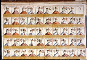 Alle Dogen von Venedig bis 1501. Bibl. Marciana. Venedig