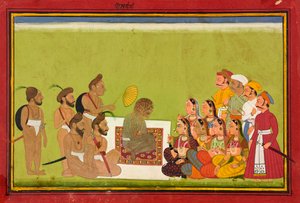 Eine Audienz bei Rom Rishi von Unknown artist