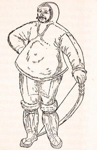 Ein Eskimo - nach einer Aquarellzeichnung von John White von Unknown artist