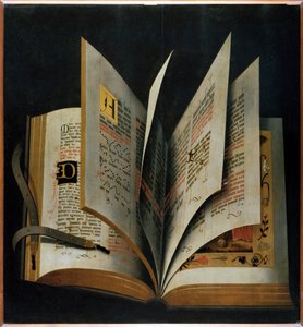 Ein geöffnetes liturgisches Buch von Unknown artist