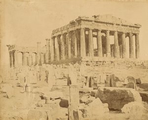 [Schrägansicht des Parthenon]