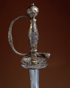 Rüstungen und Silberwaren: Silberne Goldwache des 18. Jahrhunderts