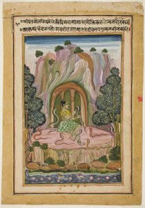 Asavari Ragini, Seite aus einem Kranz von musikalischen Ragas (Ragamala) Set