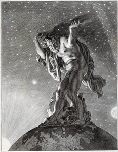 Atlas, der den Himmel trägt von Unknown artist
