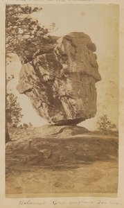 Balancierender Felsen. Garten der Götter