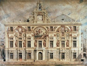 Bank von San Giorgio in Genua, Italien von Unknown artist