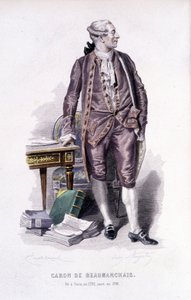 Baron de Beaumarchais (1732/1799) von Unknown artist