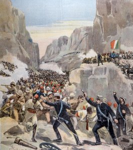 Schlacht von Abba Karima (Adoua, Äthiopien) zwischen Äthiopien und Italien von Unknown artist