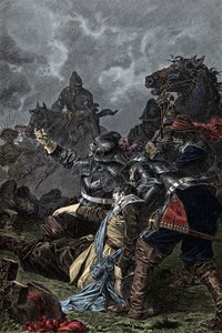 Schlacht bei Lützen von Unknown artist