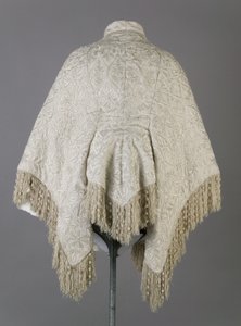 Bertha Palmers Mantel, ca. 1870 (Rückansicht) von Unknown artist
