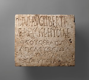 Zweisprachige Grabinschrift