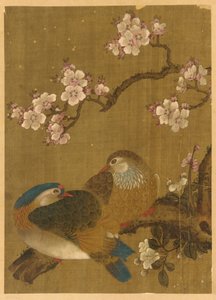 Vögel und Pflaumenblüten von Unknown artist