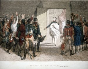Geburt des Königs von Rom: Napoleon II. (Francis Charles Joseph Napoleon Bonaparte), Sohn von Kaiser Napoleon I. (1769-1821). 1811-1832