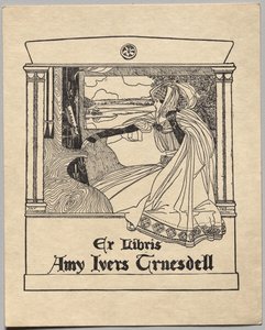 Exlibris: Amy Ivers Truesdell von Unknown artist