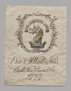 Exlibris: Elizabeth M. Watt, M.D. von Unknown artist
