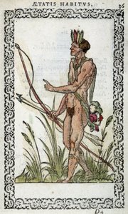 Brasilianer - in "Kleidung und Abbildungen" von Jean Sluperius, 1572
