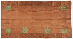 Brokade, Seide. Ein buddhistisches Mönchsgewand, geflickt; kesa von Unknown artist
