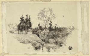 Bach im Wald von Unknown artist