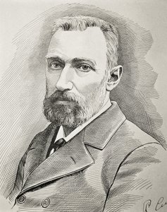 CURIE, Pierre (1859-1906). Französischer Physiker. Porträt von 1898.