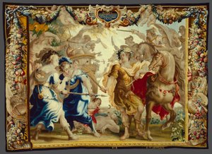 Caesar in den Gallischen Kriegen aus Die Geschichte von Caesar und Cleopatra von Unknown artist