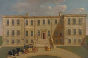 Calke Hall, Derbyshire, der Sitz von Sir Henry Harpur, Bt. von Unknown artist