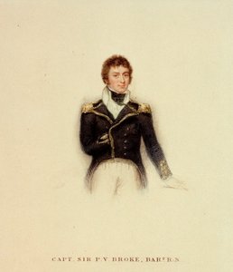 Kapitän P.V. Broke, Royal Navy, frühes 19. Jahrhundert von Unknown artist