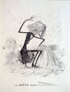 Karikatur des Komponisten Franz Liszt von Unknown artist