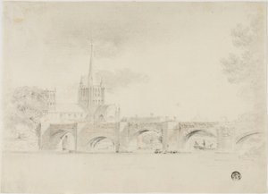 Kathedrale und Brücke, Hereford