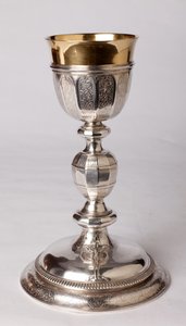 Kelch. Silber- und Goldschmiedekunst. Atelier von Tournai. 18. Jahrhundert von Unknown artist