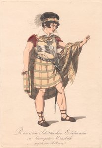 Charaktere aus einer deutschen Produktion von Macbeth (eine von sechs Radierungen) von Unknown artist