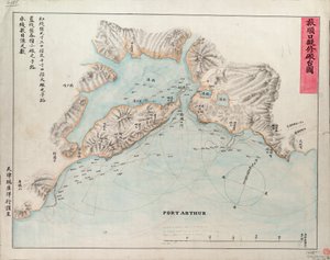 Karte von Port Arthur, ca. 1885 von Unknown artist